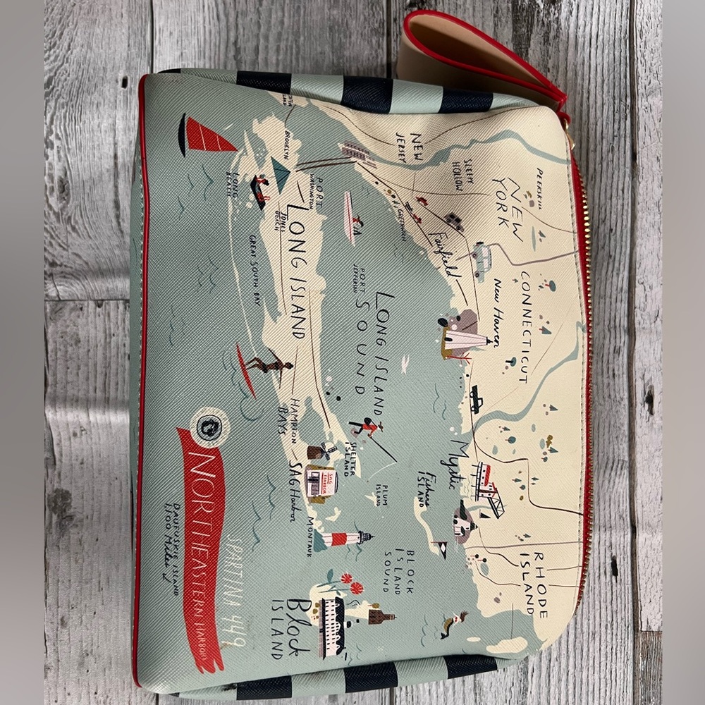 Spartina 449 travel pouch / makeup bag.